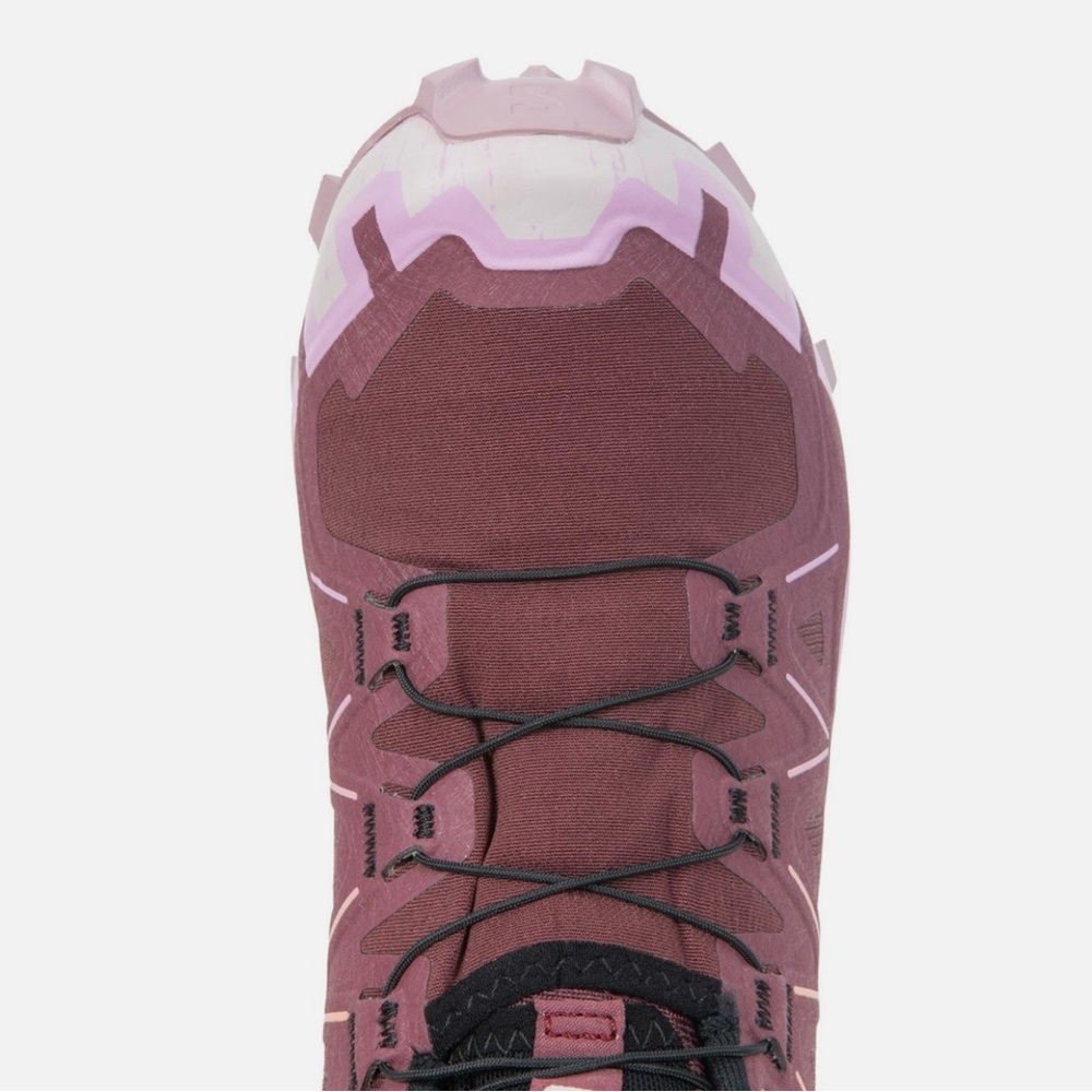 Salomon Speedcross 6W Trail Running Shoes 475818 Womens 8 NIB Mauve Grape Papaya - Picture 9 of 13